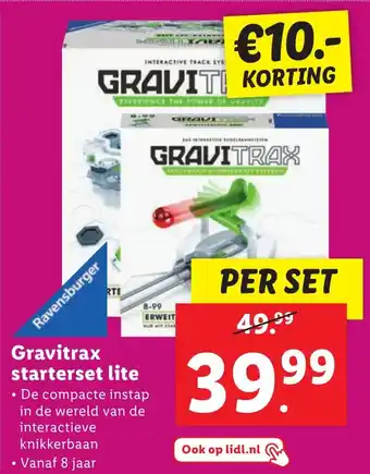 Lidl Gravitrax starterset lite aanbieding