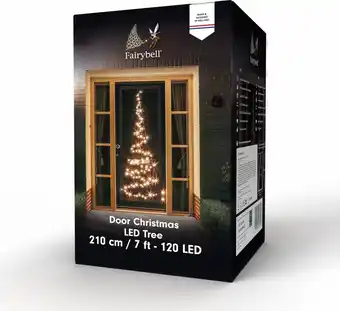 Intratuin Fairybell door deurverlichting twinkel h 210 cm met 120 led lampjes warm wit aanbieding