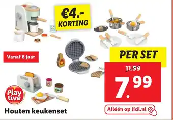 Lidl Play tive Houten keukenset aanbieding