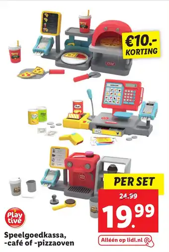 Lidl Speelgoedkassa, -café of -pizzaoven aanbieding