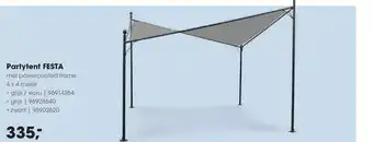 HANOS Partytent Festa 4 X 4 Meter aanbieding