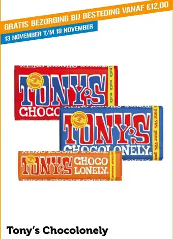 Coop Tony's Chocolonely aanbieding