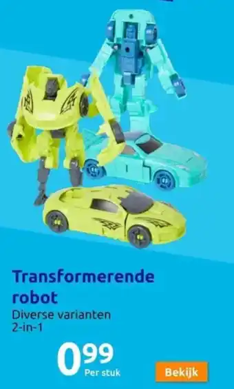 Action Transformerende robot aanbieding