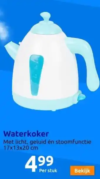 Action Waterkoker aanbieding