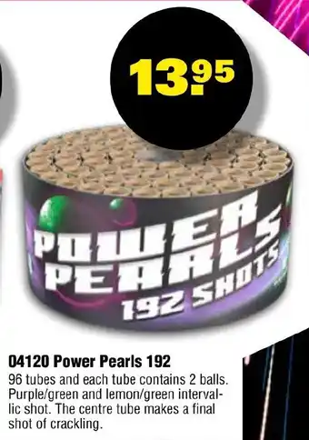 Binckhorst Vuurwerk Power Pearls 192 aanbieding