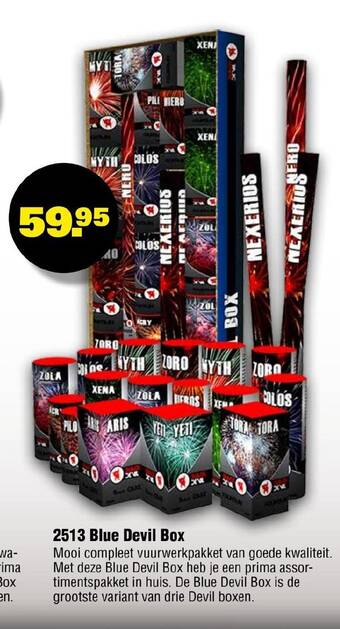 Binckhorst Vuurwerk Blue Devil Box aanbieding