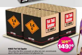 Binckhorst Vuurwerk Fat Tail Spyder aanbieding