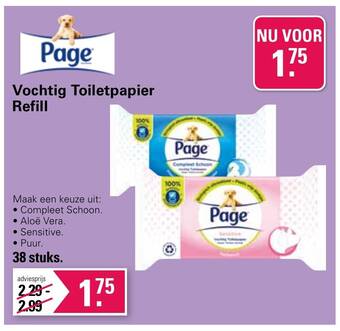 De Online Drogist Vochtig Toiletpapier Refill aanbieding
