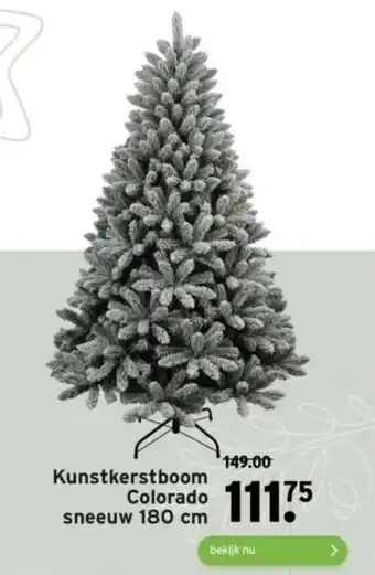 GAMMA Kunstkerstboom Colorado sneeuw 180 cm aanbieding