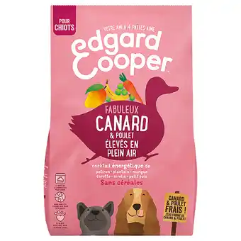 Zooplus 2x2,5kg edgard & cooper puppy eend, kip zonder granen - droog hondenvoer aanbieding