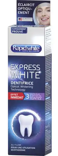 De Online Drogist Rapid white express white tandpasta 75ml aanbieding