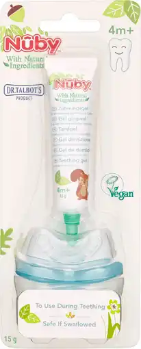 De Online Drogist Nuby tandgel + gum-eez bijtspeeltje 15gr aanbieding