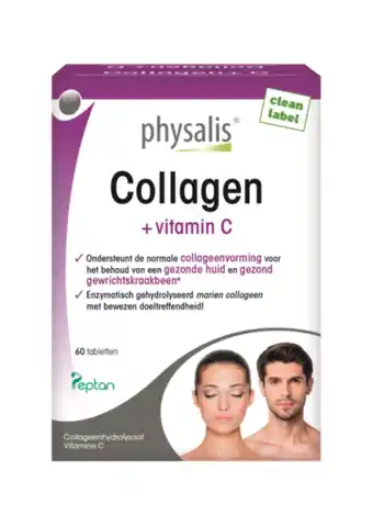 De Online Drogist Physalis collagen + c tabletten 60tb aanbieding