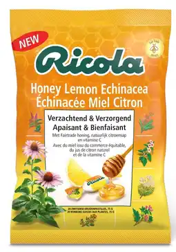 De Online Drogist Ricola honey lemon echinacea kruidenpastilles 75gr aanbieding