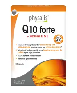 De Online Drogist Physalis q10 forte capsules 30sg aanbieding