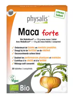 De Online Drogist Physalis maca forte bio 30tb aanbieding