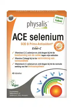 De Online Drogist Physalis ace selenium tabletten 45tb aanbieding