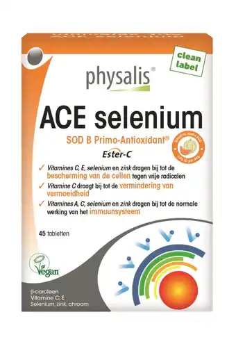 De Online Drogist Physalis ace selenium tabletten 45tb aanbieding