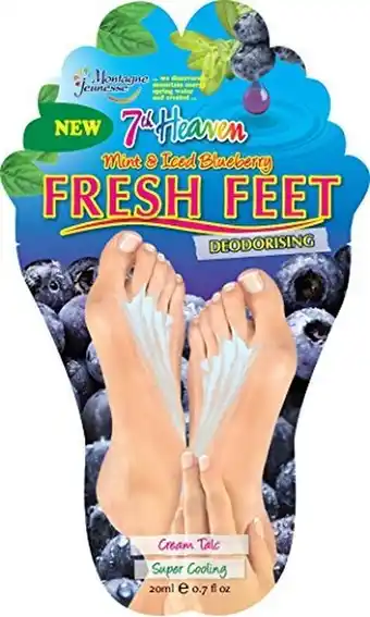 De Online Drogist Montagne jeunesse fresh feet mask 20ml aanbieding