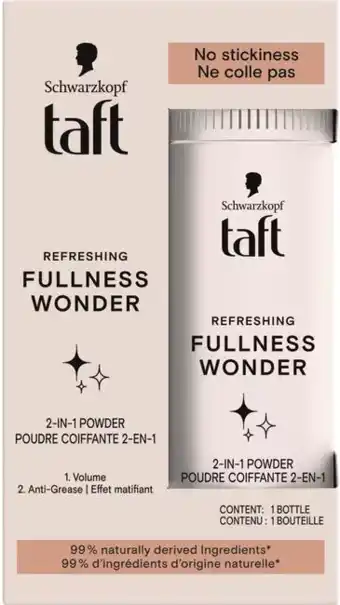 De Online Drogist Schwarzkopf taft refreshing fullness wonder 2in1 powder 10gr aanbieding