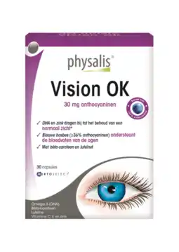 De Online Drogist Physalis vision ok capsules 30sg aanbieding