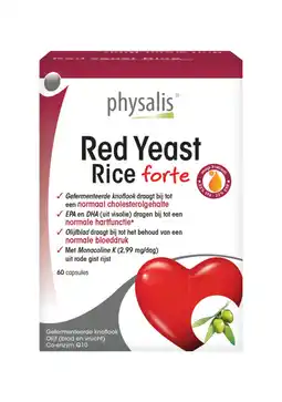 De Online Drogist Physalis red yeast rice forte capsules aanbieding