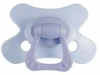 De Online Drogist Difrax fopspeen natural 6+ m se lilac amethyst aanbieding