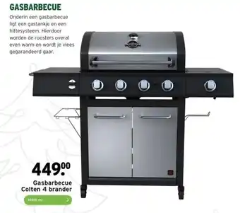 GAMMA Gasbarbecue Colten 4 brander aanbieding