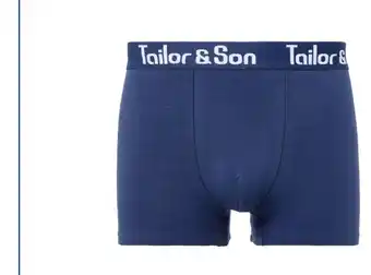 Makro Tailor & son heren 2-pack boxershorts aanbieding