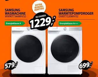 Expert SAMSUNG WASMACHINE , SAMSUNG WARMTEPOMPDROGER aanbieding