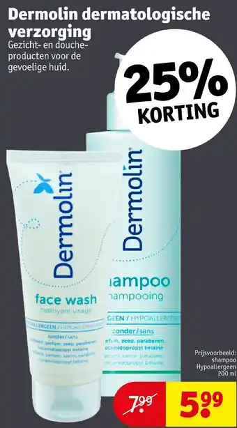 Kruidvat Dermolin dermatologische verzorging aanbieding