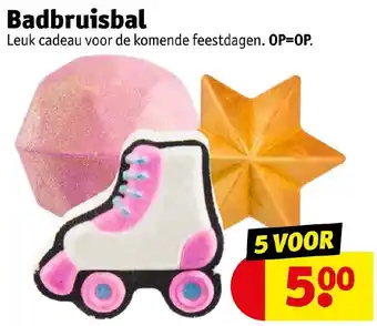 Kruidvat Badbruisbal aanbieding