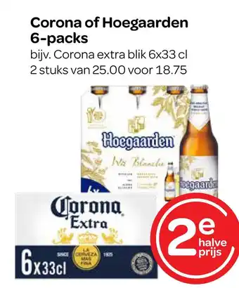 Spar Corona of hoegaarden aanbieding