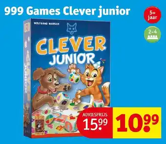 Kruidvat 999 Games Clever junior aanbieding