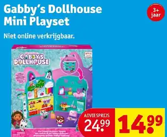 Kruidvat Gabby's Dollhouse Mini Playset aanbieding