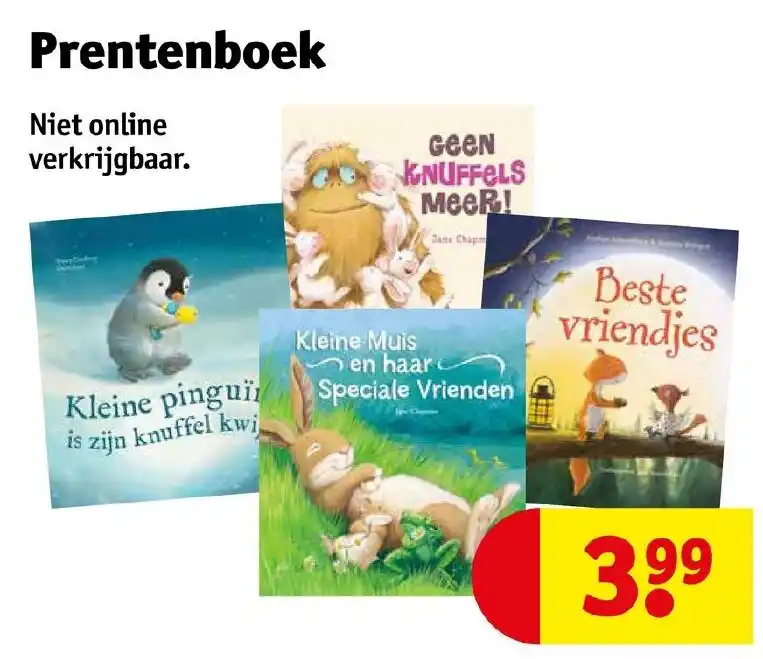 Prentenboek aanbieding bij Kruidvat
