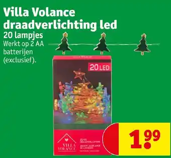 Kruidvat Villa Volance draadverlichting led aanbieding