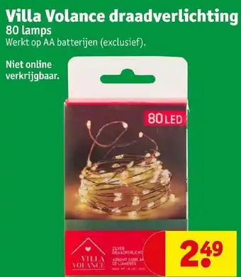 Kruidvat Villa Volance draadverlichting aanbieding