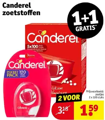 Kruidvat Canderel zoetstoffen aanbieding