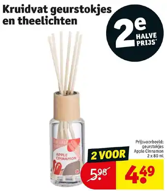 Kruidvat Kruidvat geurstokjes en theelichten aanbieding