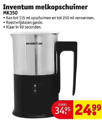 Kruidvat Inventum melkopschuimer aanbieding