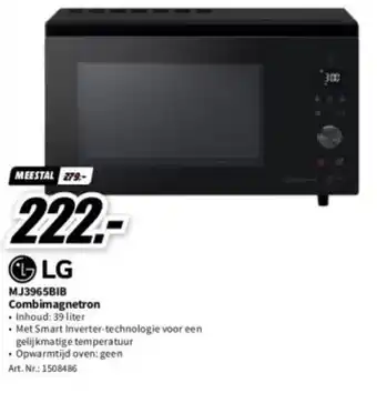 MediaMarkt LG MJ3965BIB Combimagnetron aanbieding