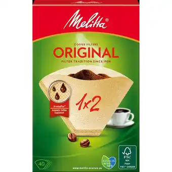 Blokker Melitta classic aroma koffiefilter - formaat 1/2 - 40 stuks aanbieding