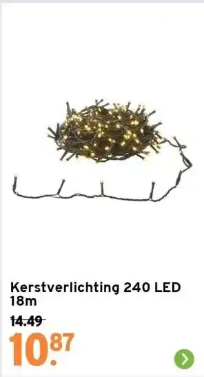 GAMMA Kerstverlichting 240 led 18m aanbieding