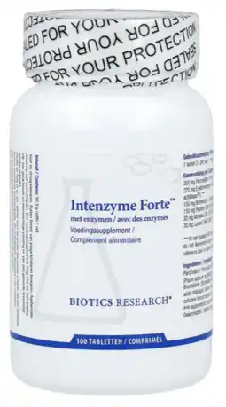 De Online Drogist Biotics intenzyme forte tabletten 100tb aanbieding