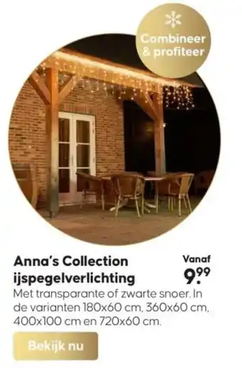 Boerenbond Anna's Collection ijspegelverlichting aanbieding