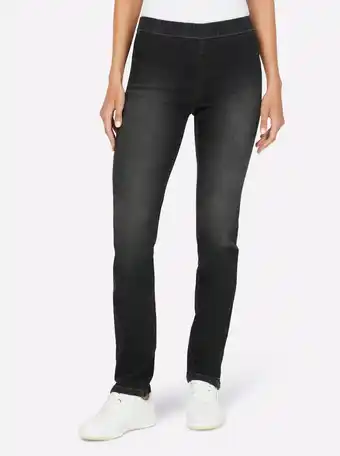 Heine Jeanslegging in black denim van heine aanbieding