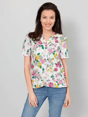 Klingel Blouse met bloemenprint dress in wit aanbieding