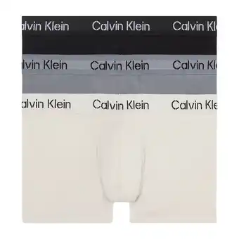 Plutosport Calvin klein trunk boxershorts heren (3-pack) aanbieding