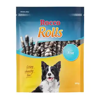 Zooplus 12x200g vis rocco rolls hondensnacks aanbieding